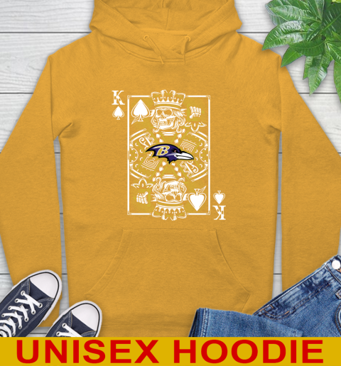 Baltimore Ravens NFL Football The King Of Spades Death Cards Shirt Hoodie 3 Baltimore Ravens NFL Football The King Of Spades Death Cards Shirt Hoodie - Image 3