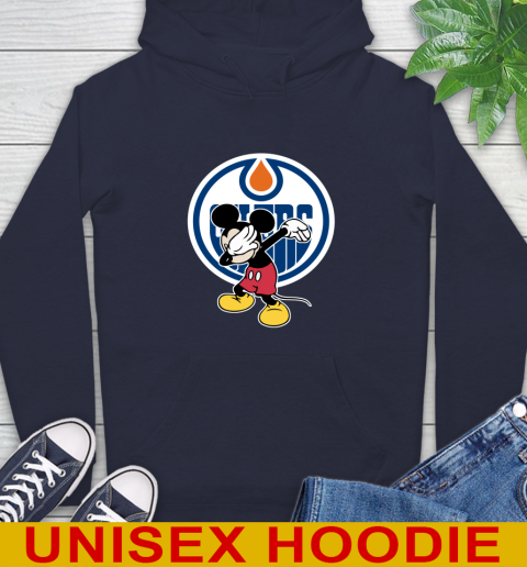 Edmonton Oilers NHL Hockey Dabbing Mickey Disney Sports Hoodie 4