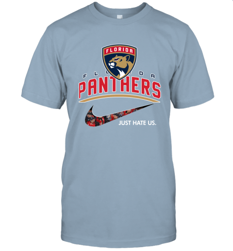 NHL Team Florida panthers x Nike Just Hate Us Hockey Unisex Jersey Tee