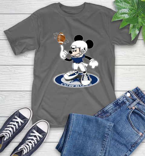 NFL Football Dallas Cowboys Cheerful Mickey Disney Shirt T-Shirt 10