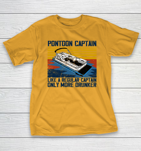 Pontoon Captain Like A Regular Captain Only More Drunker T-Shirt 2