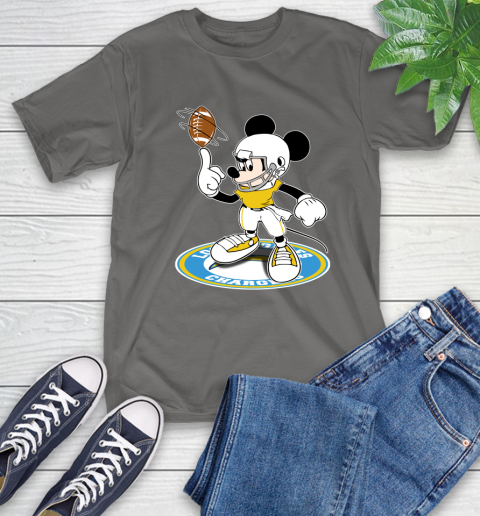 NFL Football Los Angeles Chargers Cheerful Mickey Disney Shirt T-Shirt 10