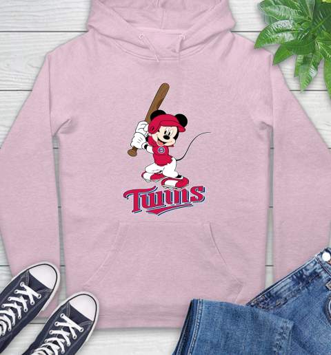 MLB Baseball Minnesota Twins Cheerful Mickey Mouse Shirt Hoodie 10