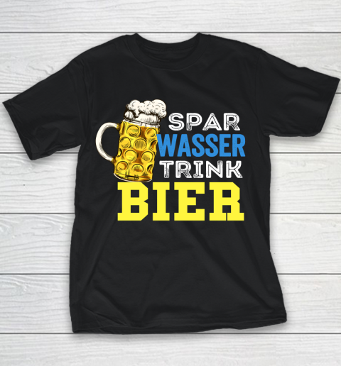 Beer Lover Funny Shirt Save Water Drink Beer Drink Alcohol Drink Party Saying Youth T-Shirt
