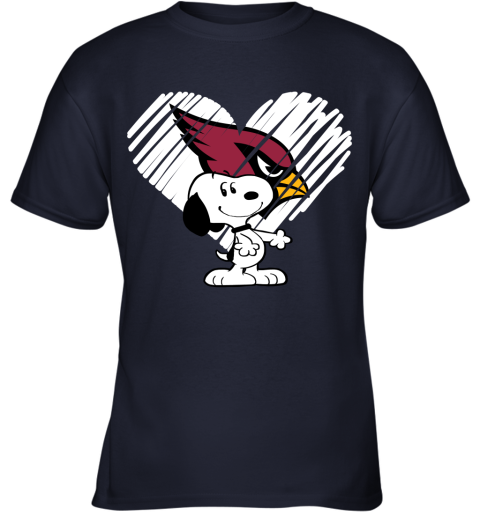 dx7s happy christmas with arizona cardinals snoopy youth t shirt 26 front navy