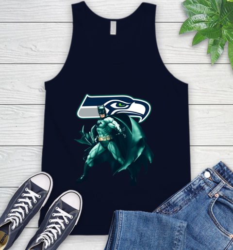 NFL Batman Football Sports Seattle Seahawks Tank Top 3