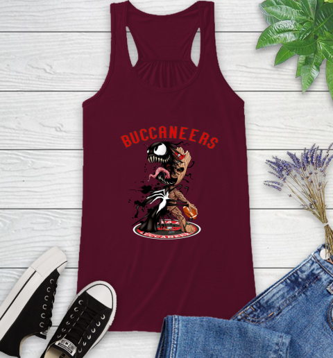 NFL Tampa Bay Buccaneers Football Venom Groot Guardians Of The Galaxy Racerback Tank 3