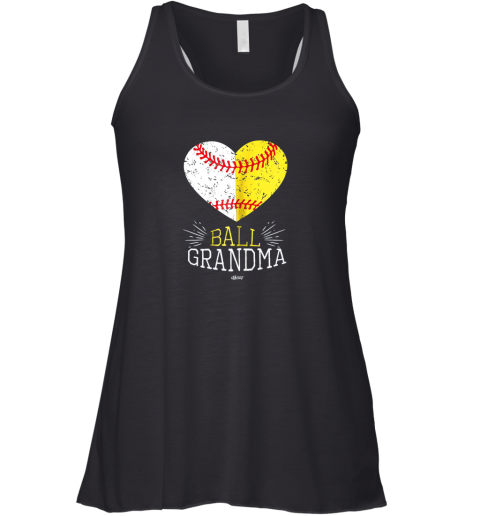 Mom Funny Baseball T Shirt Ball Funny Grandma Softball Gifts Racerback Tank