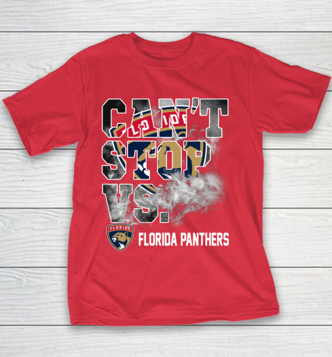 NHL Florida Panthers Hockey Can't Stop Vs Youth T-Shirt 7