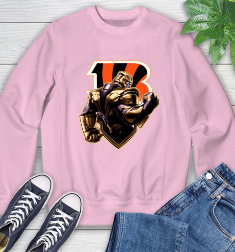 Pink bengals sweatshirt store