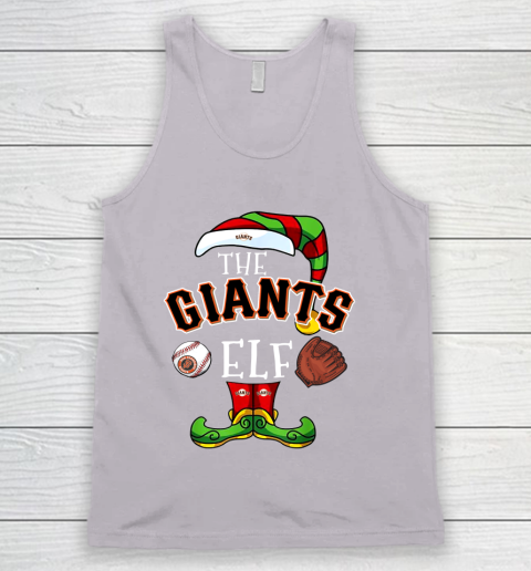 San Francisco Giants Christmas ELF Funny MLB Tank Top 3