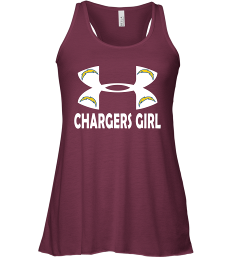 NFL Los Angeles Chargers Girl Under Armour Football Sports K8ELuCNyENq flowy tank 32 95 151514 front maroon