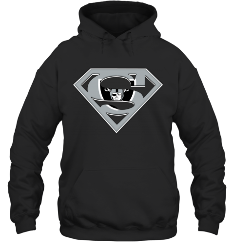 Oakland Raiders NFL LOGO Superman r6xv oakland raiders nfl logo superman hoodie 23 front black