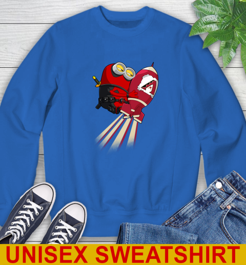 MLB Baseball Arizona Diamondbacks Deadpool Minion Marvel Shirt Sweatshirt - Image 12