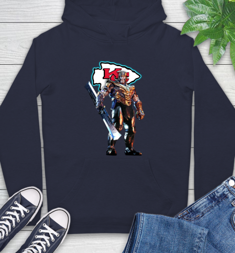 NFL Thanos Gauntlet Avengers Endgame Football Kansas City Chiefs Hoodie 4