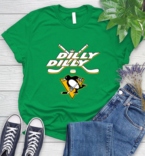 NHL Pittsburgh Penguins Dilly Dilly Hockey Sports Women's T-Shirt 6