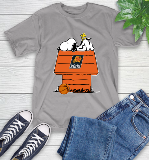 Phoenix Suns NBA Basketball Snoopy Woodstock The Peanuts Movie T-Shirt 6