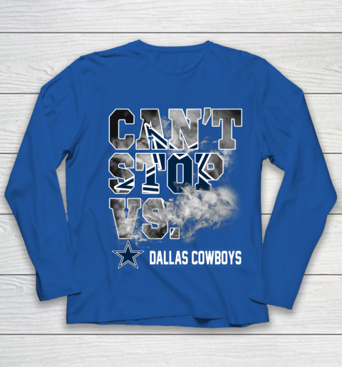 NFL Dallas Cowboys Can't Stop Vs Youth Long Sleeve 7
