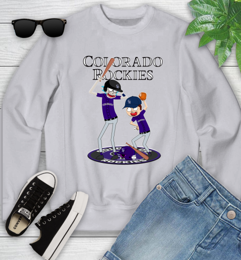 MLB Colorado Rockies Rick And Morty Baseball 118