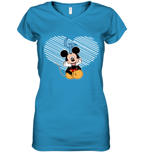 c6r5 mlb colorado rockies the heart mickey mouse disney baseball women v neck t shirt 39 front sapphire