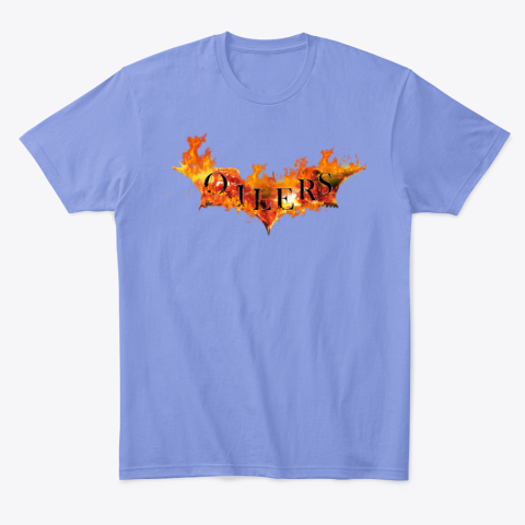 29xk edmonton oilers batman logo dc classic t shirt 2 front violet
