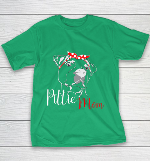 Dog Mom Shirt Pittie Mom T Shirt American Pitbull Shirt Dog Lover Youth T-Shirt 3