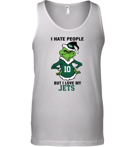 I Hate People But I Love My Jets New York Jets NFL Teams Tank Top
