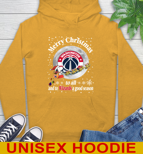 Washington Wizards Merry Christmas To All And To Wizards A Good Season NBA Basketball Sports Hoodie 2