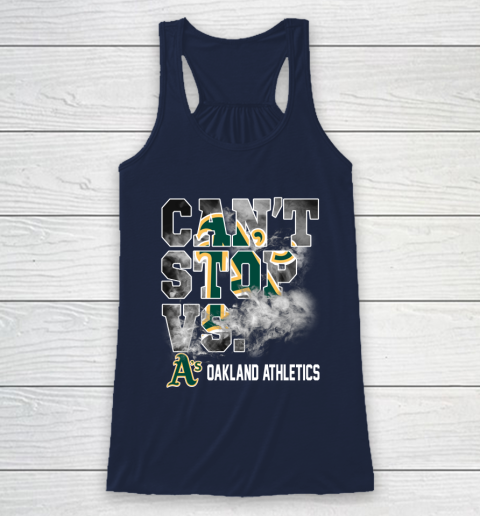 MLB Oakland Athletics Baseball Can't Stop Vs Athletics Racerback Tank 8