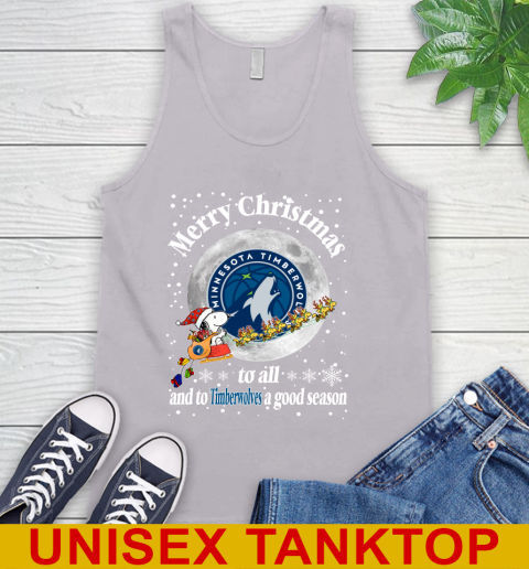 Minnesota Timberwolves Merry Christmas To All And To Timberwolves A Good Season NBA Basketball Sports Tank Top 3