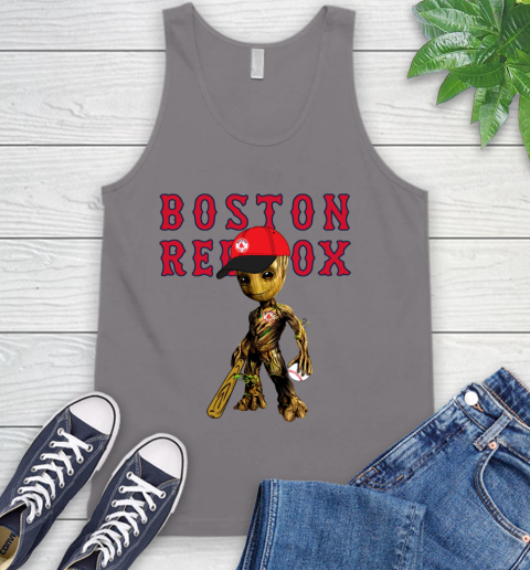 MLB Boston Red Sox Groot Guardians Of The Galaxy Baseball Tank Top 7