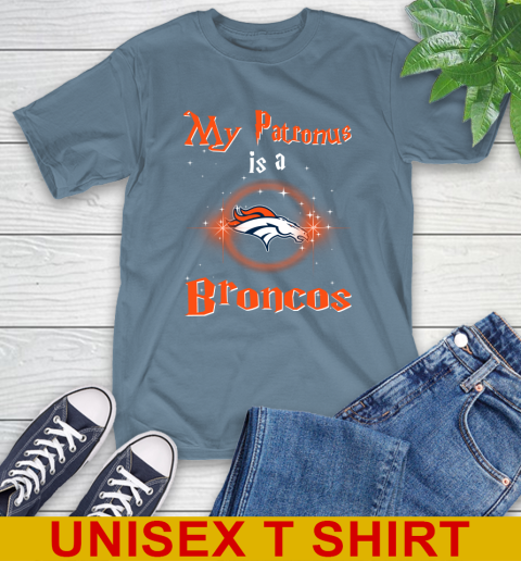NFL Football Harry Potter My Patronus Is A Denver Broncos T-Shirt 8