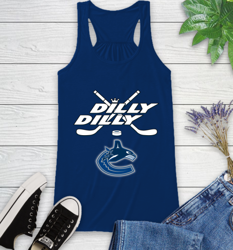 NHL Vancouver Canucks Dilly Dilly Hockey Sports Racerback Tank 9