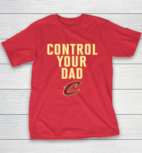 Cleveland Cavaliers Control Your Dad Youth T-Shirt 7