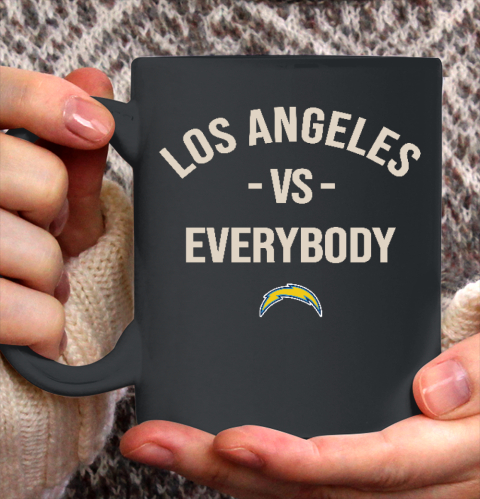 Los Angeles Chargers Vs Everybody Ceramic Mug 11oz