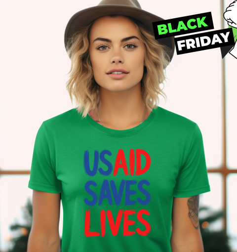 jkq6 usaid saves lives ladies t shirt 20 front irish green