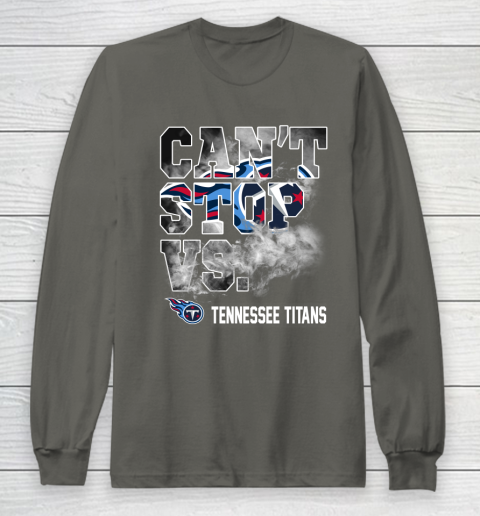 NFL Tennessee Titans Can't Stop Vs Long Sleeve T-Shirt 5