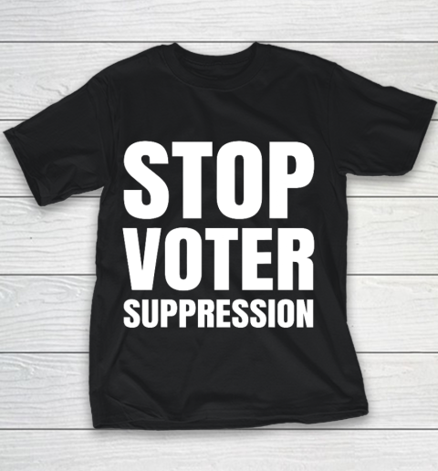 Black Voters Matter Protect The Vote Stop Voter Suppression Youth T-Shirt