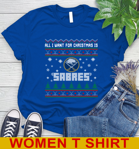 Buffalo Sabres NHL Hockey All I Want For Christmas Is My Team Sports 94