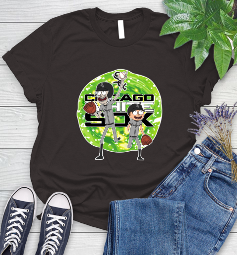 MLB Chicago White Sox Rick And Morty Baseball Sports Women's T-Shirt 8
