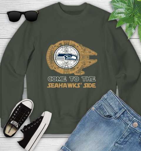 NFL Come To The Seattle Seahawks Wars Football Sports Youth Sweatshirt 9