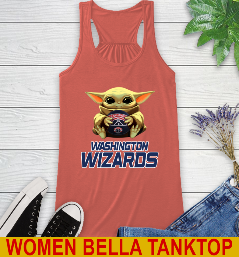 NBA Basketball Washington Wizards Star Wars Baby Yoda Shirt 40