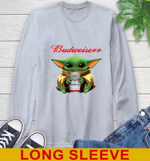 Star Wars Baby Yoda Hugs Budweiser Beer Shirt 63