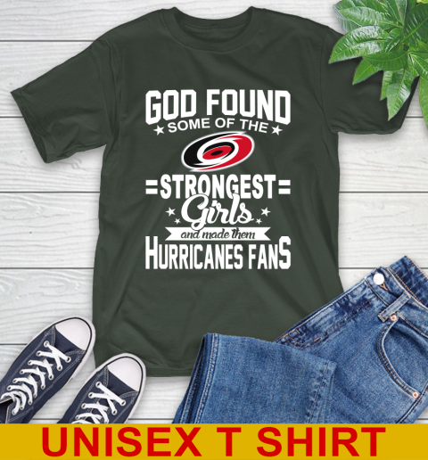 Carolina Hurricanes NHL Football God Found Some Of The Strongest Girls Adoring Fans T-Shirt 6