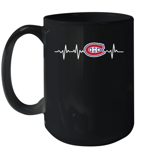 Montreal Canadiens NHL Hockey Heart Beat Shirt Ceramic Mug 15oz