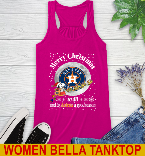 Houston Astros Merry Christmas To All And To Astros A Good Season MLB Baseball Sports Racerback Tank 6