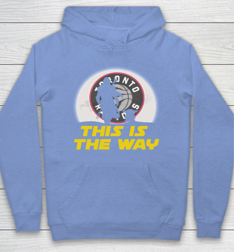 Toronto Raptors NBA Basketball Star Wars Yoda And Mandalorian This Is The Way Hoodie 8