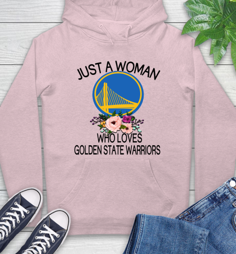 NBA Just A Woman Who Loves Golden State Warriors Basketball Sports Hoodie 7
