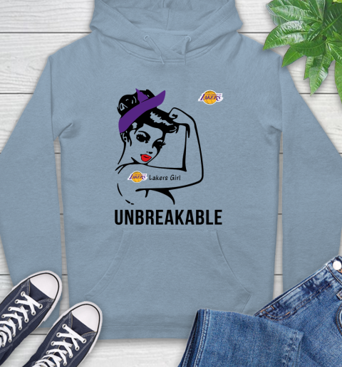 NBA Los Angeles Lakers Girl Unbreakable Basketball Sports Hoodie 6
