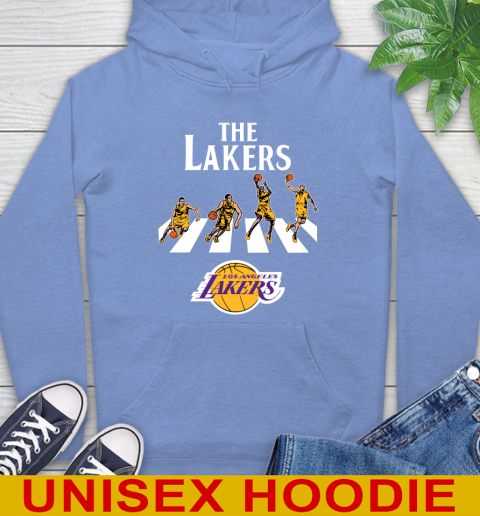 NBA Basketball Los Angeles Lakers The Beatles Rock Band Shirt Hoodie 11